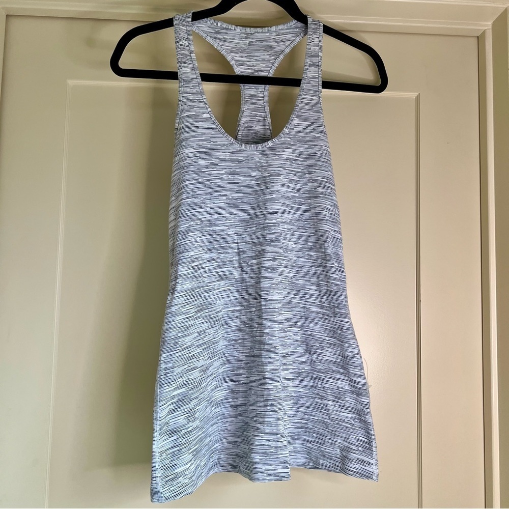 Lululemon cool racer back tank top tiger space dye size 6